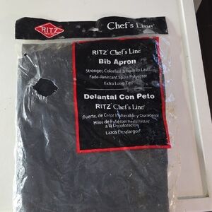 RITZ Black Bib Apron